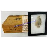 Cuesta Rey Cigar Box & Flintknapped Arrowhead