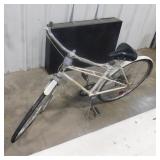 Vintage John Deere White Bicycle