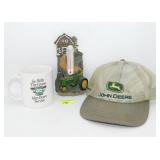 John Deere Mug, Hat & Thermometer