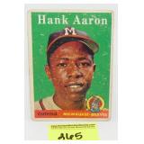 1958 Hank Aaron #30 Baseball Card