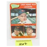 Vintage 1964 Home Run Leaders Baseball Card