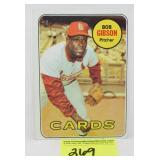 Vintage 1969 Bob Gibson Baseball Card