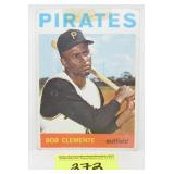 Vintage Bob Clemente Baseball Card