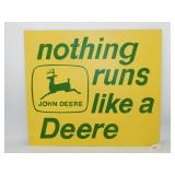 John Deere Sign (15 x 13)
