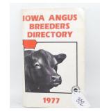 1977 Iowa Angus Breeders Directory