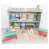 Vintage Doll House & Accessories
