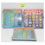 Lot of (3) Magnetic Travel Bingo Games