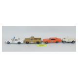 Lot of (4) Ertl Dukes of Hazzards Car