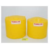 Pair of Plastic Water Tanks