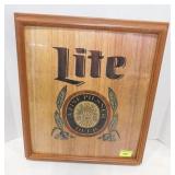 Miller Lite Marquetry Plaque (18 x 15)
