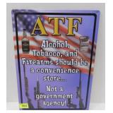 ATF Tin Sign (17 x 12)