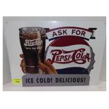 Pepsi-Cola Tin Sign (17 x 12)