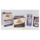 Lot of Vintage Oil Cans