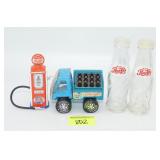 Pepsi Salt & Pepper Shakers, Truck & Gas Pump