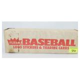 Box of 1989 Fleer Baseball Stickers & Cards