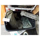 TOTE OF MISC. PARACHUTE ITEMS