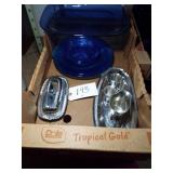 ROYAL SAPPHIRE COBOLT BLUE DISHES/PLUS