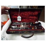 OLD CLARINET AND CASE