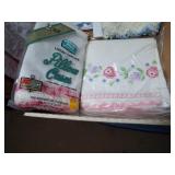 VINTAGE PILLOW CASES/CURTAINS