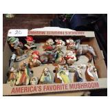 MICE /GNOMES/NATIVITY FIGURES