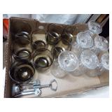 SMOKED GLASSES/STEMMEDWEAR GLASSES