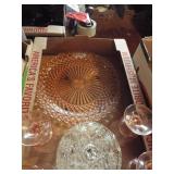 CANDY DISH/ PINK DEPRESSION GLASS