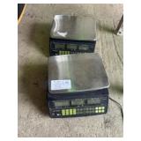 Two Avery Berkel fx50 scale