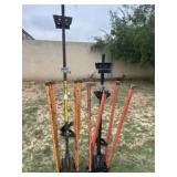 Two Traffic Sign Holders