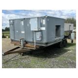 York Portable AC Unit Welded To Trailer