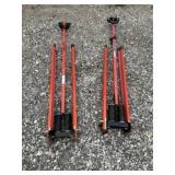 Two Traffic Little Buster Sign Holders