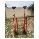 Two Traffic Sign Holders