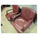Leather office chairs