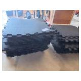 Rubber puzzle tiles