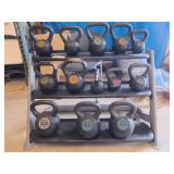 Kettlebell rack