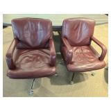 Leather office chairs