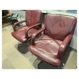 Leather office chairs