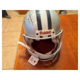 Rodger Staubach Helment signed Riddle Helment