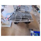 Steel utility cart