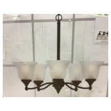 Portfolio 5 Light Chandelier Oil Rubber Bronze