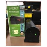 Galvanized Steel Mailbox 11x9.5xww.9 Inches