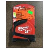 Milwaukee 25 Foot Tape Measure