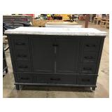 Home Decorators 49" Single Vanity Sink Is Broken