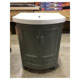 Single Vanity With Sink 24x18