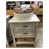 Single Vanity 24x20 With Sink 16x16 With Faucet