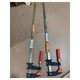 2 Clamps 24 Inch