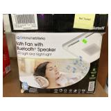 Bath Fan With Bluetooth Speaker