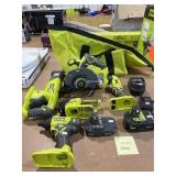 Ryobi 9 Piece Tool Set 18 Volt