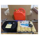 Ear Muffs, Paint Rollers, Sprinkler Head, Curtain