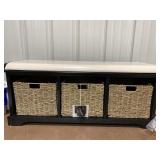 Bench With Storage 47x16x20