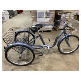 Schwinn Trike Has Bent Back Rim And Dent In Fender